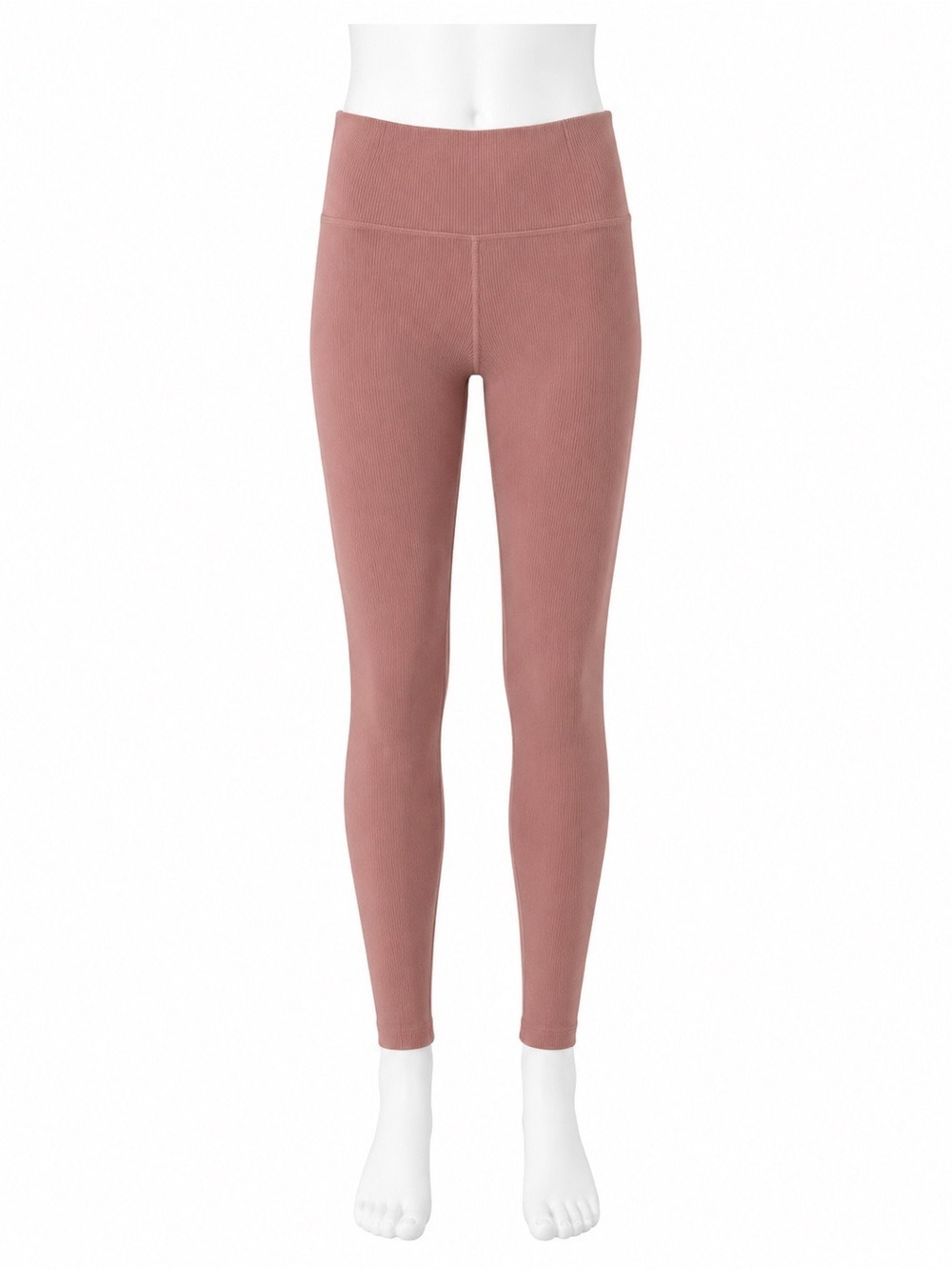 Girlfriend Collective Ribbed High Rise Leggings Dusty Rose Pink Athleisure M